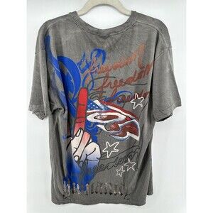 Vintage Humanity Embellished Freedom Rosa Parks Gray T-Shirt Mens XL